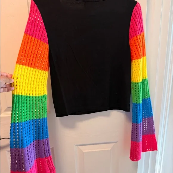 Rainbow Graphic Long Sleeve Top - Picture 2 of 3